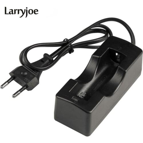 Larryjoe EU /US Plug AC Wall Charger Adapter for 18650 Li-ion Rechargeable Battery