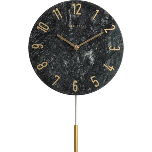 Nordic Wall Clocks Home Decor Creative Modern Luxury Ceramic Home Pendulum Clock Watch Wall Living Room Reloj Cocina Gift SC332
