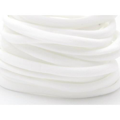 Nude Thin Skinny Nylon Soft High Stretch Baby Headband Hair Band Wrap