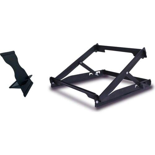 2'Lİ OFFICE SET-5 KADEMELİ METAL NOTEBOOK LAPTOP BOOSTER BASE & PHONE TABLET HOLDER STAND TURKISH FINANCIAL