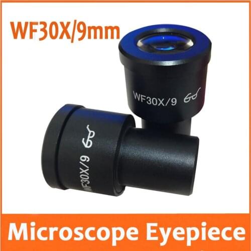 WF30X 9mm High EyePoint Lab Medical Educational Biological 30X Eyepiece Lens for Bi-microscope Microscope 23.2mm