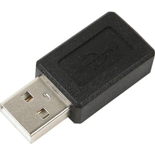 USB 2.0 A Type Male To Mini 5pin USB B Type 5pin Female Connector Adapter Black Color Wholesale 500pcs/lot