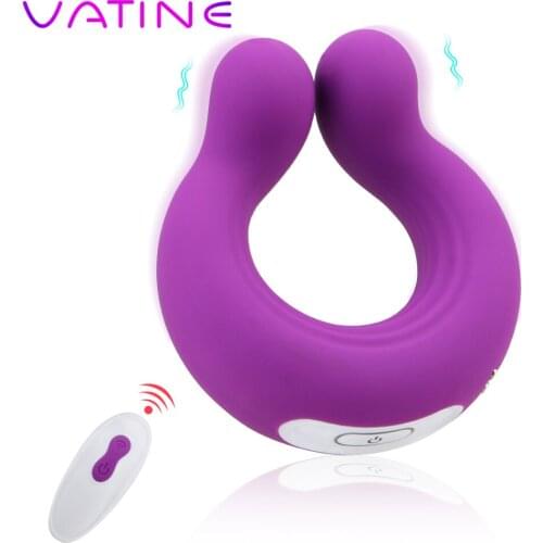 VATINE Couple Vibrator 9 Speeds Sex Toys Penis Clitoral Stimulation Cock Ring Vibrator Clitoris Stimulator Massager Vibrator