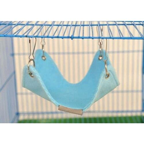 Warm Plush Cloth Hamster Chinchilla Hammock Guinea Pig Rabbit Hanging Bed Cage Accessories SDF-SHIP