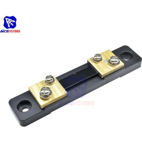 External Shunt FL-2 50A/75mV Current Amp Meter Ammeter Ampere Panel Meter Shunt