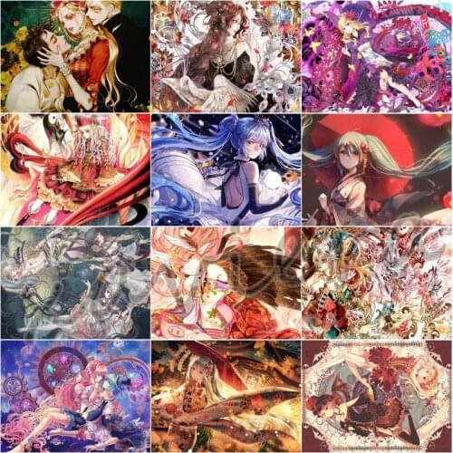 Xaviera Anime Girl Diamond Painting 5D Diy Full Square Drill Fairy Embroidery Rhinestone Mosaic Cross Stitch Home Decor Crafts