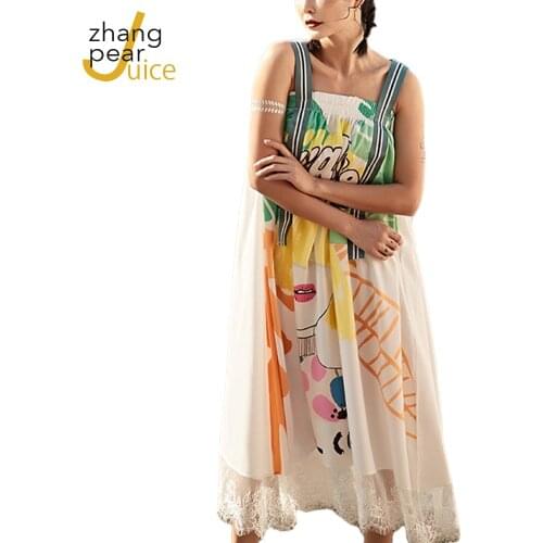 Zhang Pear Juice Plus Size Summer Dresses