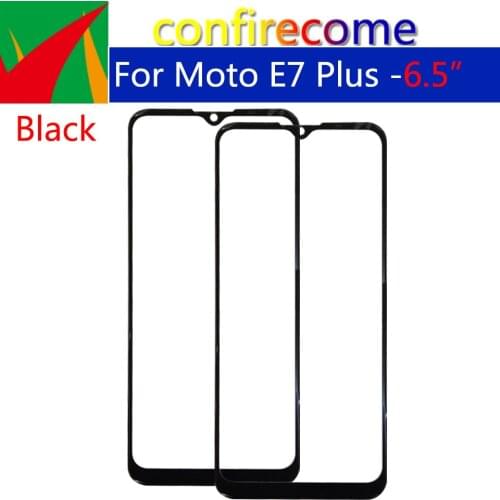 10Pcs\Lot For Motorola Moto E7 Plus XT2081Touch Screen Front Glass Panel LCD Outer Lens Replacement