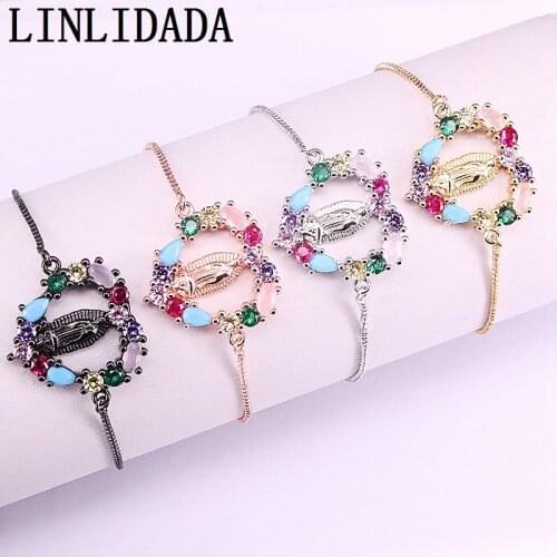 10Pcs, Heart shape cz religion charm pendant,colorful cubic zirconia micro pave charm connector Bracelet fashion jewelry