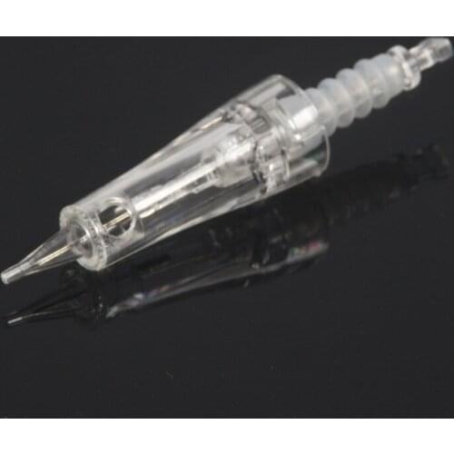 20PCS Disposable Electric Derma Pen Needles Bayonet Nano Cartridge For Auto Micro Needle Derma Pen Tattoo Needle Tip