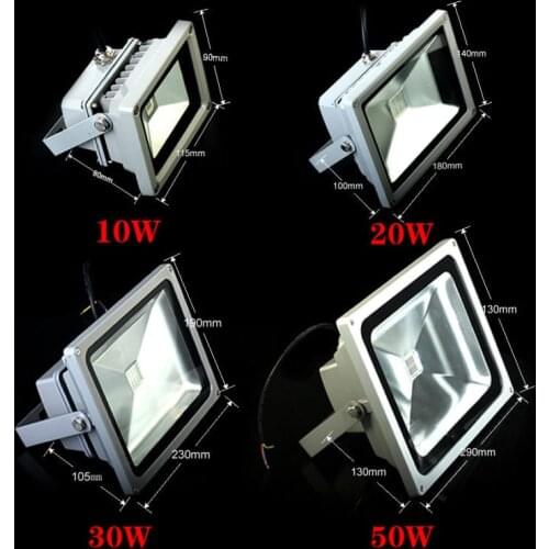 2015 Newest 10/20/30/50W AC85-265V IP65 Out door lighting led flood light