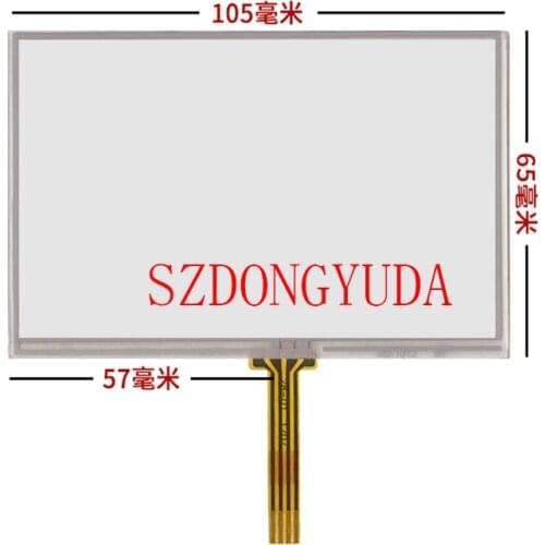 5PCS/A LOT 4.3 inch Resistive touch screen panel 105*65 105*65mm