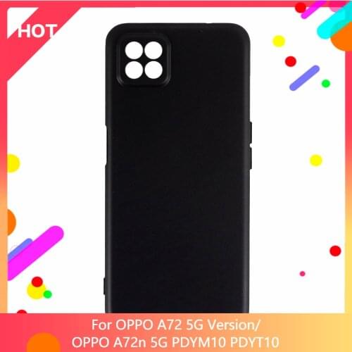 A72 5G Version Case Matte Soft Silicone TPU Back Cover For OPPO A72n 5G PDYM10 PDYT10 Phone Case Slim shockproof