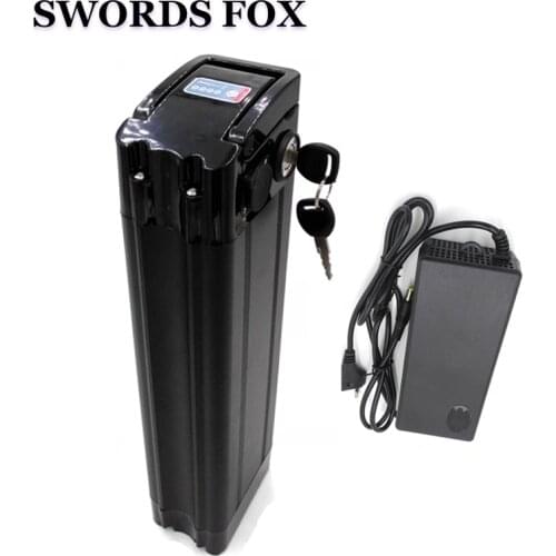 36V 8AH electric bike battery 36v lithium ion battery silver fish Aluminum housing with charger Electric Scooter Battery