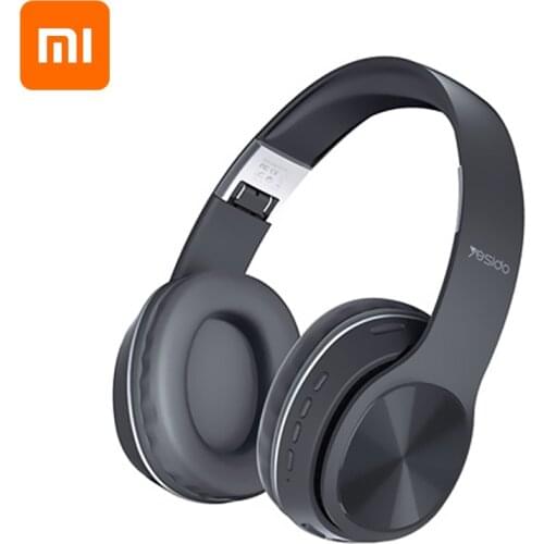 Xiaomi 2021 Bluetooth 5.0 Wireless Headphones TF Card Free Control 40MM Drivers Headset with Microphone For Huawei Xiaomi