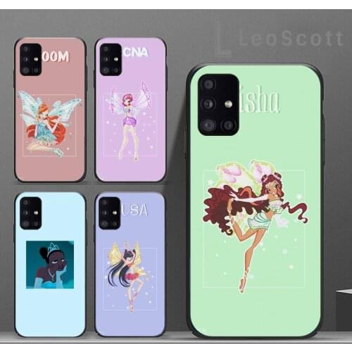 Cover winx Phone Case For Samsung A32 A51 A52 A71 A50 A12 A21S S10 S20 S21 Plus Fe Ultra