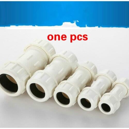 PVCPipe fittings Quick access repair joint Water supply and drainage pipe double union quick connector 20 25 32 40 50 63 110