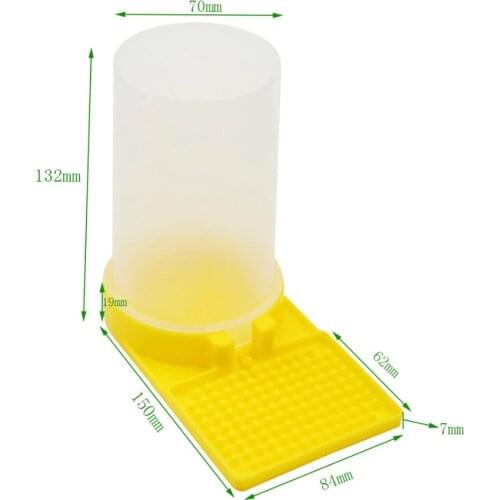 1pcs feeders for bees plastic watering feeding feed waterer bottles cups box beekeeping beehive tools agriculture equipment
