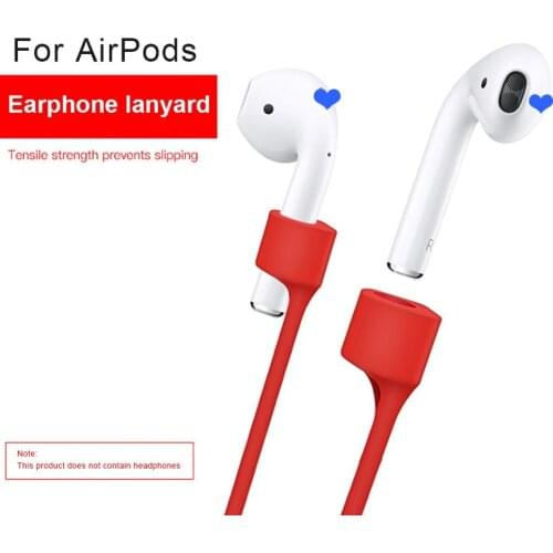 2PCs Silicone Anti Lost Magnetic Rope Earphones for Apple Airpods Air Pods Bluetooth Wireless Headphone Earbuds Strap for Airpod