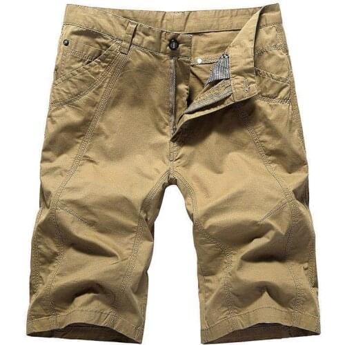 Summer Men Baggy Multi Pocket Military Cargo Shorts Male Cotton Khaki Mens Tactical Shorts Short Pants Male Jogger Board Shorts