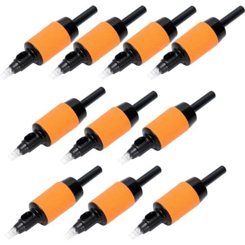 10pcs Disposable Tattoo Tube 1" Grip 11/13/15FT Tips Anti-slip for Tattoo Machine Needles