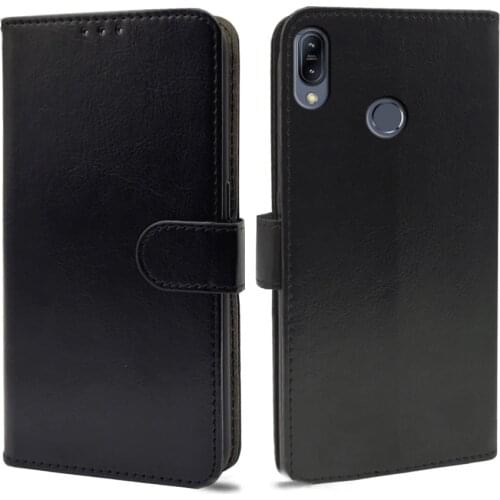 Luxury Leather Flip Case For ASUS ZenFone Max M1 M2 Case Wallet Cover For ASUS ZB633KL ZB632KL ZB555KL ZB556KL Card Slot Silicon