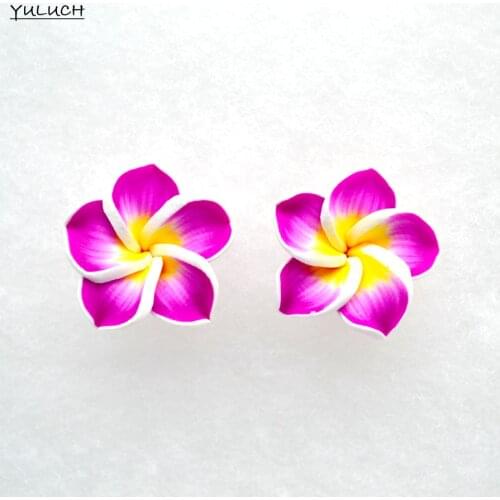 YULUCH Womans Earrings Palace Temperament Korean Woman Fashion Nice Color Cute Handmade Polymer Clay Stud Flower Earring