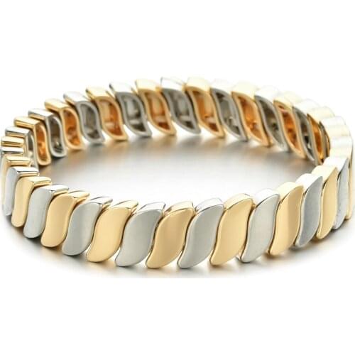 Boho Gold Silver Color Bracelet For Women New Enamel Tila Beads Bracelets Bohemian Multicolor Bohemian Beach Friendship Jewelry