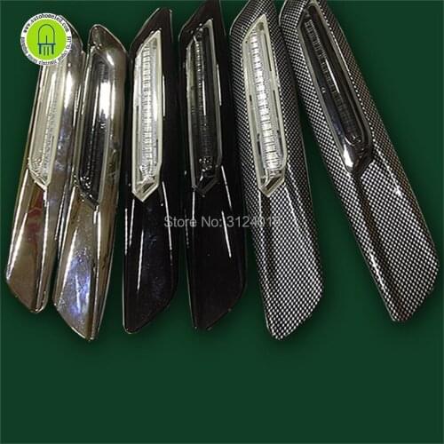 2PC x LED Side Dynamic Defender light for BMW 1 3 5series 128i 325i 328i 528i 530xi 545i for Accord Civic signal amber waterflow