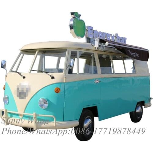 4.32m Coffee Container Street Outdoor Mobile Car Fast Food Vending Kiosk Cart Caravan Trolley
