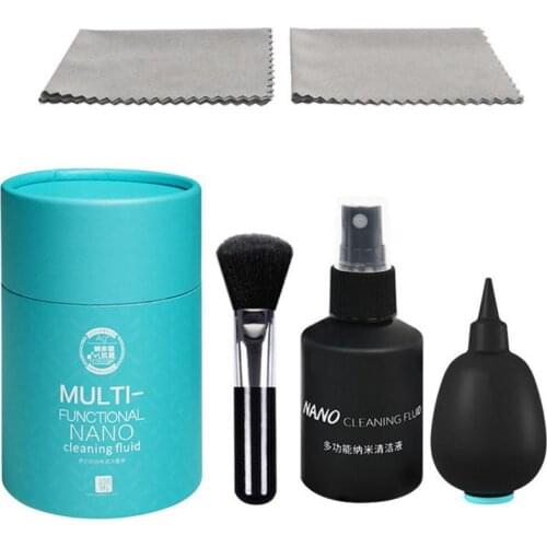 5 In 1 Multi-function Screen Cleaning Set Mobile LCD Fine Fiber Dust Removal Brush For Phone Computer Notebook Tablet Keyboard