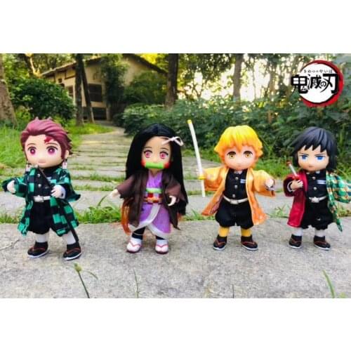 17CM Cloth clothes Anime Figure Demon Slayer Kamado Nezuko Action Figure Nezuko Kamado PVC figure Toy Brinquedos Gift