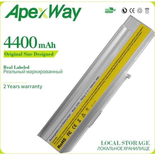 Apexway Laptop Battery For Lenovo 42T5252 42T5256 92P1184 92P1186 3000 C200 8922 N100 0689 0768 N200 n100 0769