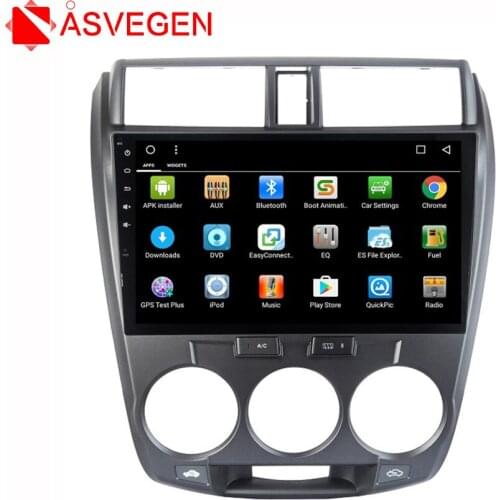 Asvegen HD Screen 10.2 inch Android 7.1 Quad Core Car Auto WIFI Radio Multimedia Player GPS Navigation For Honda City 2009-2014