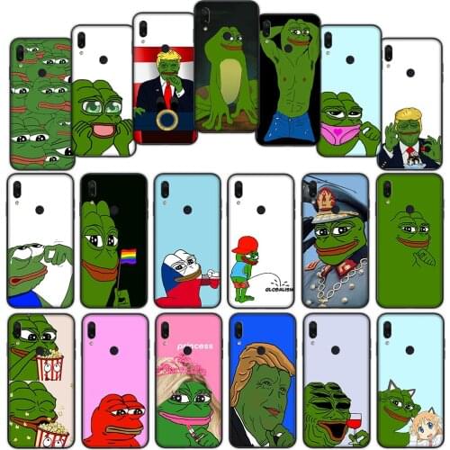 Cute Frog Pepe Animal funny Soft Cover Case for Xiaomi Redmi Note 6 7 9 SE 6A 7A 8A 9A K20 K30 Pro