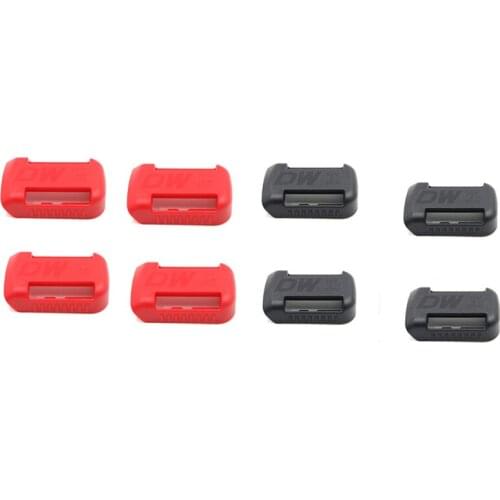 4Packs Battery Holder for Dewalt 20V 60V Battery Wall Mount Display Hanger Dock Garage Organization