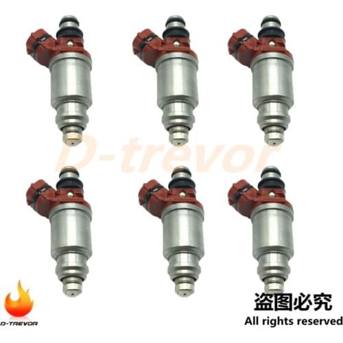 6Pcs fuel injectors nozzle OEM 23250-16160 for Toyota Corolla Celica 1993-1997 4Cyl 1.8L