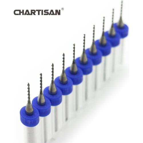 CHARTISAN 1.3-3.175mm PCB Carbide Micro Drill Bits