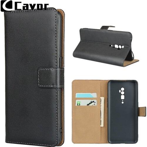 Leather Flip Case For Oppo Reno 10x zoom Wallet Cover Case Coque Phone Accessories Protector case For Reno 10x Cases Fundas