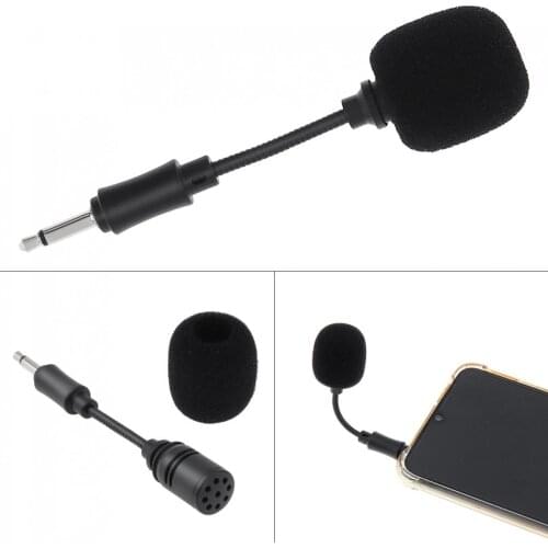 Mini 3.5mm Mic Flexible Microphone Mono Microphone Boom for Loudspeakers Karaoke / Live broadcast / Conference