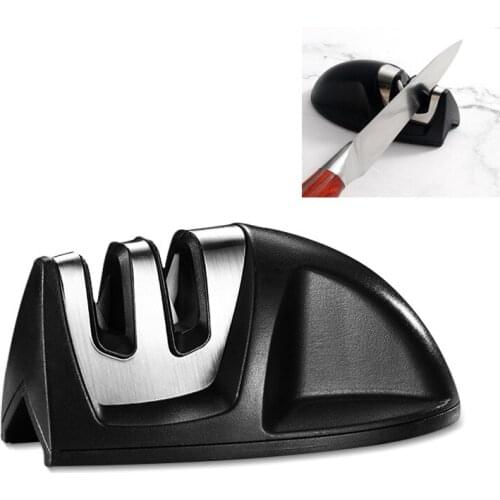 Multi function mini Knife Sharpener Professional Tungsten Diamond Sharpening Stone Non Slip Household Kitchen Tools