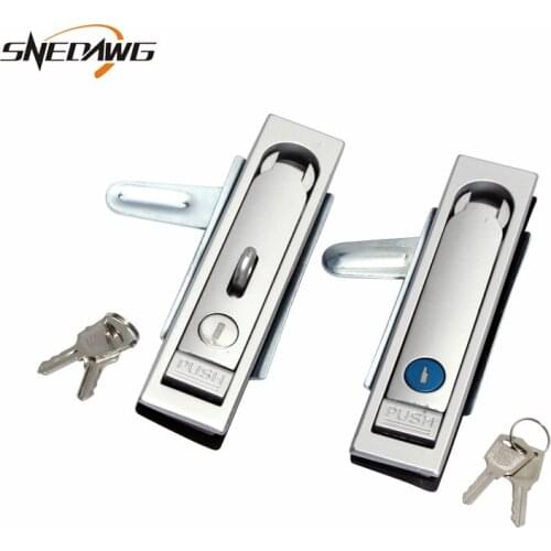 MS712 147x36mm Plane Lock for Metal Cabinet Industrial Distribution Box Plane Lock Aluminum Plane Mailbox Cabinet Lock