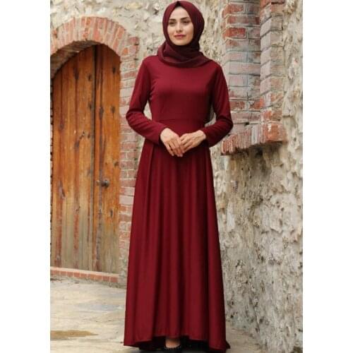 Muslim Womans Dress Turkish Clothes For Women European Clothing For Eid Robe Femmes Autumn Garment Moroccan Kaftan Turkey