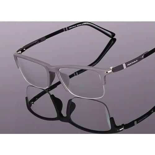 Toptical Commercial TR90 Myopia Half Glasses Men Ultra-light glasses Business Eyeglasses pectacle Frame Eyeglasses Men Computer