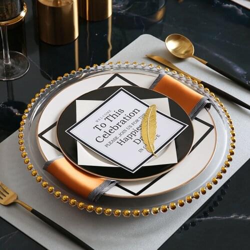 Luxury Dinner Set Table Plates White Tableware Set Moder Knife Fork Spoon Set Full Tableware of Plates Flatware Set Kitchen Gift