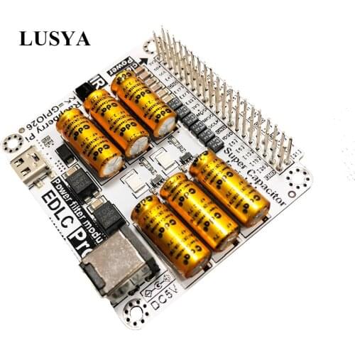 Lusya Power Filter Purification Board moode volumio For Raspberry Pi DAC Audio Decoder Board HIFI Expansion MoudleA6-001