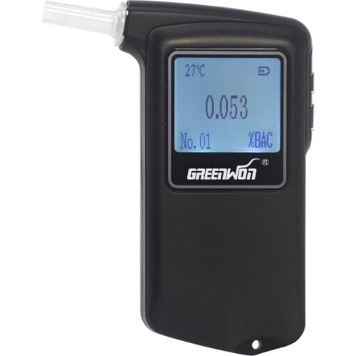 Drop Shipping New Police Digital LCD Fuel cell sensor breath alcohol tester Breathalyzer Analyzer Detector FREE SHIPPING