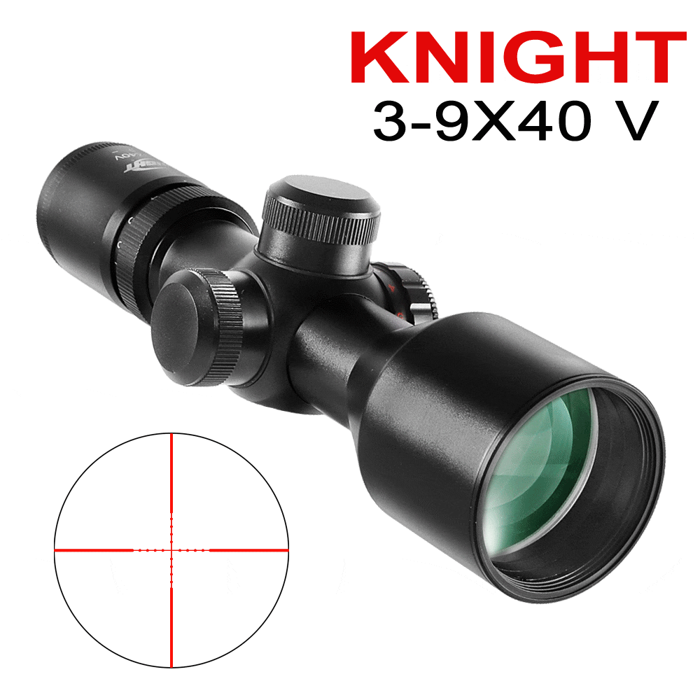 Tactical 3-9x40 v Compact Scope Red/green Illuminated Mildot/Rangefinder Reticle Hunting Riflescopes Cross-Hair Reticle