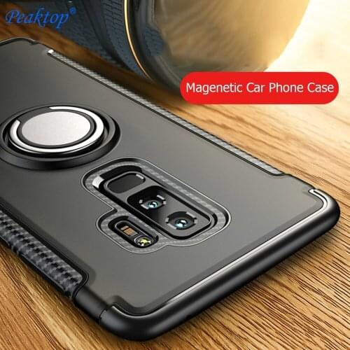 Luxury Armor Case For Samsung S10e S9 S8 Plus S7 Edge Note 9 8 For J2 J3 J5 A6 J8 Pro 2017 2018 j7 Prime Finger Ring Case Funda
