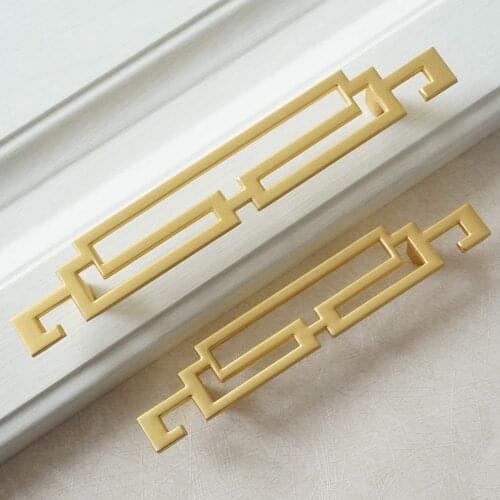 2.5'' 3.75'' Unique Gold Dresser Pulls Drawer Pull Handle Knob Kitchen Cabinet Pulls Door Handles Knobs Cupboard Handle